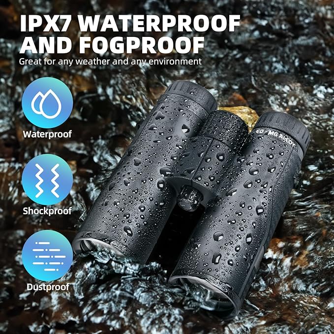 ED HD Binoculars 8x42 for Adults, Waterproof & Fogproof - Image 5