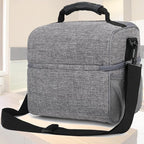 FlowFly Double Layer Cooler Insulated Lunch Bag Adult Lunch Box Large Tote Bag - Image 7