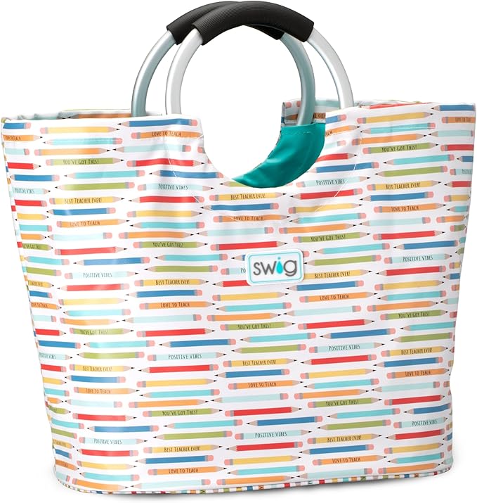 Swig Life Loopi Tote Bag, Lightweight, Waterproof Beach and Utility Bag by SwigLife