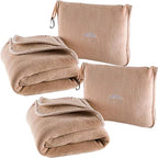 BlueHills Premium Soft 2-Pack Travel Blanket Pillows Airplane Large Plane by BlueHills