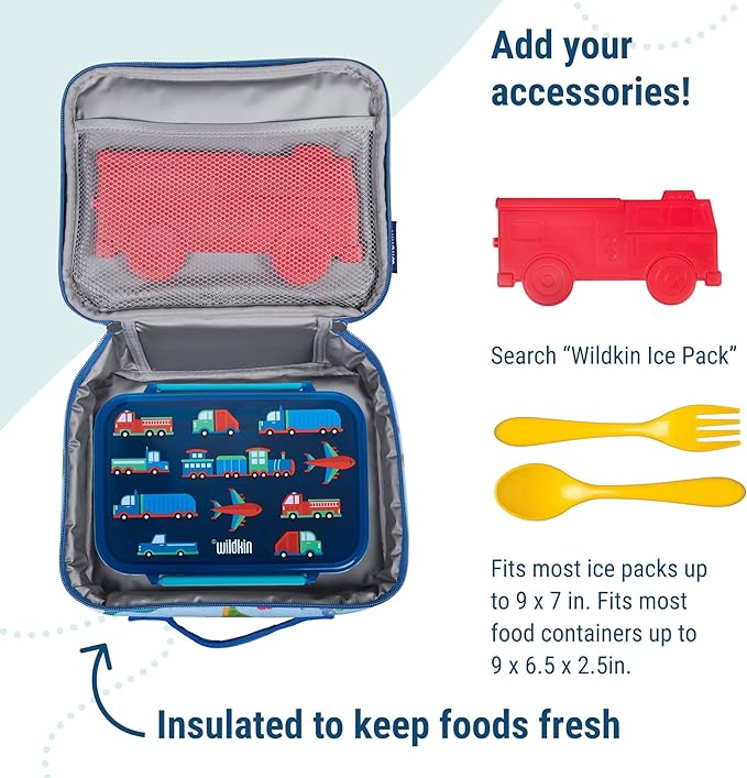 Wildkin Kids Insulated Lunch Box – Durable and Reusable - Image 5