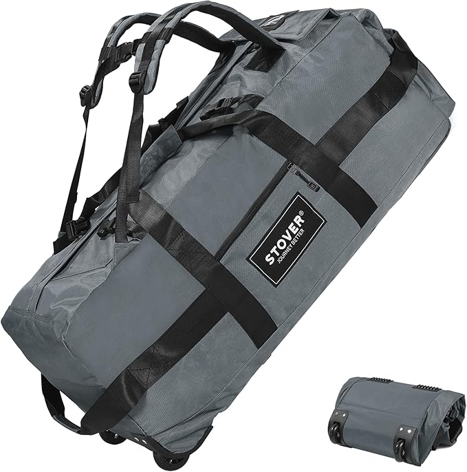 STOVER 80L Rolling Duffel Bag by STOVER