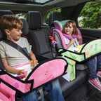 2PCS Kids Travel Tray (Light Pink/Green-2PCS)