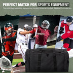 Jetstream Heavy Duty Multi Pocket Durable Sports Gym Equipment Travel Duffel Bag - Image 4