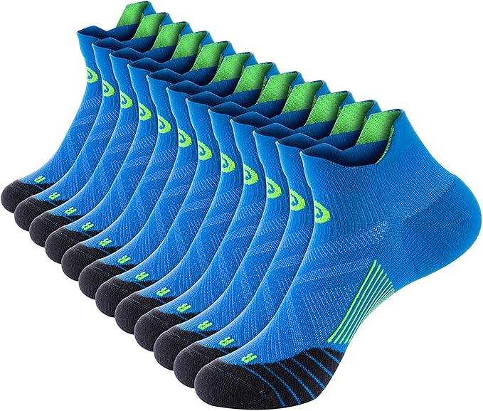 PAPLUS Ankle Compression Sock for Men and Women 2/4/6 Pairs, Low Cut by PAPLUS