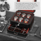 ROTHWELL 6 Slot Leather Watch Box - Image 2