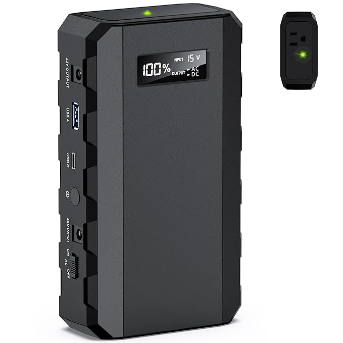 Apowking Power Bank with AC Outlet, 65W Portable Laptop Battery Bank Fast by Apowking