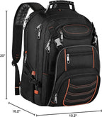 18.4 inch Laptop Backpack, Extra Large Travel Laptop Backpack - Image 8