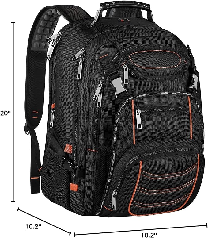 18.4 inch Laptop Backpack, Extra Large Travel Laptop Backpack - Image 8