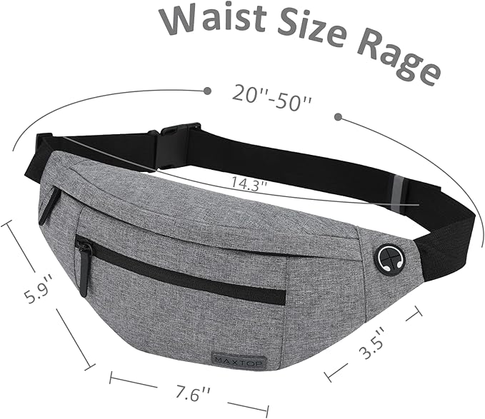 MAXTOP Large Crossbody Fanny Pack - Image 5