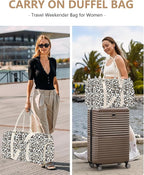 Women Duffle Weekender Travel Bag: Large Duffel Bags - Image 8
