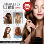 Split-Ender Mini 2 – Original Cordless Split End Hair Trimmer for Dry, Damaged, Brittle, Curly, Frizzy, or Straight Hair – Rechargeable Hair Clipper, Home Styling Tool for Split Ends (Black)