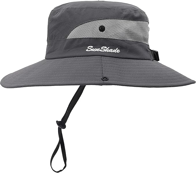 Womens Summer Sun Hat Beach Hat Wide Brim Outdoor UV Protection Hat Foldable by AEFSHAN