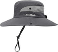 Womens Summer Sun Hat Beach Hat Wide Brim Outdoor UV Protection Hat Foldable by AEFSHAN