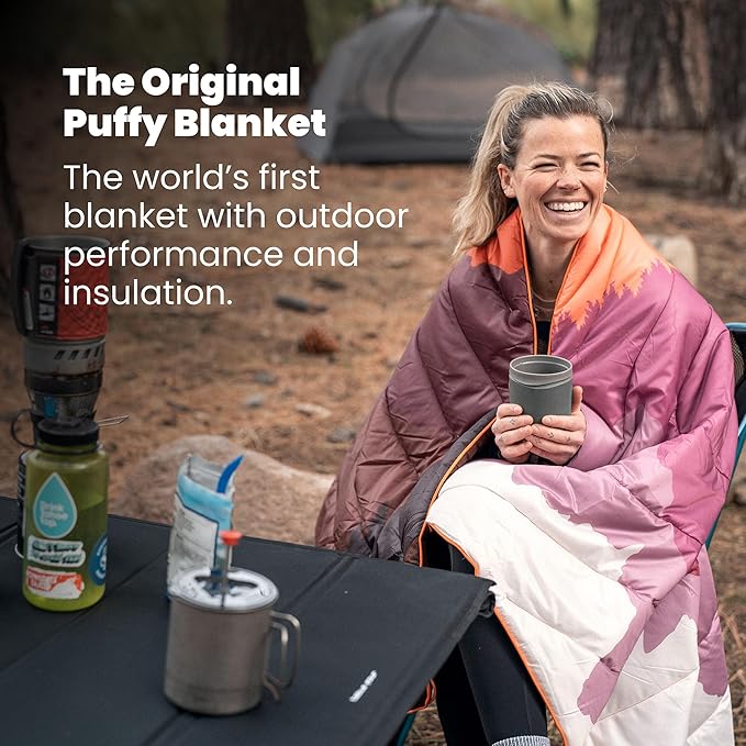 Rumpl Green Northern Lights Puffy Throw Blanket - Image 2