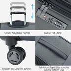 KROSER Softside Expandable Carry On Luggage - Image 4