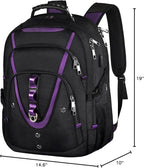 18.4 inch Travel Backpack Men Women, 55-60L Extra Large Laptop Backpack RFID - Image 8
