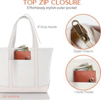 CB STATION Medium Classic Canvas Tote Bag - Image 3