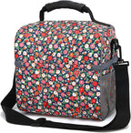 FlowFly Double Layer Cooler Insulated Lunch Bag Adult Lunch Box Large Tote Bag - Image 7