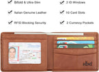 Wallet for Men-Genuine Leather RFID Blocking Bifold Stylish Wallet - Image 3