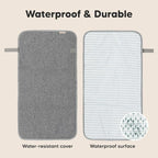 KeaBabies Portable Diaper Changing Pad, Easy Wipe Clean - Image 4