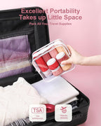 Travel Bottles for Toiletries 8 Pack, Travel Size Toiletries, Tsa Approved - Image 4