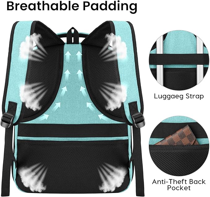 Backpack for Girls Women, School Backpack for Teen Boys, Lightweight Casual - Image 5