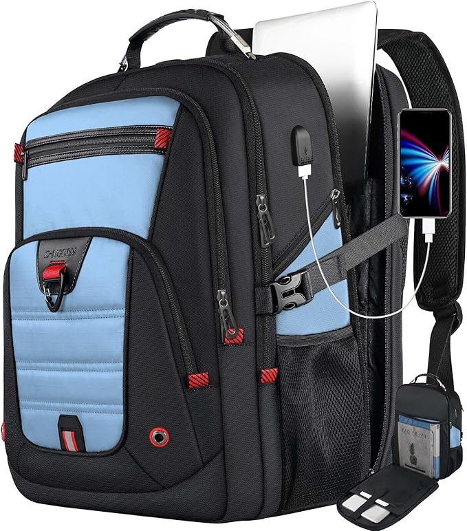 Z-MGKISS 18.4"-19" Extra Large Laptop Backpack, Water-Resistant Gaming Laptop by Z-MGKISS