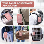 Personalized Luggage Tags, Custom Luggage Tags 4 Pack TSA Approved Double Sided - Image 7