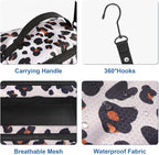 Suitcase Organizer, Travel Luggage Organizer Portable Hanging Travel Shelves - Image 3