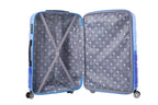 Melbourne Hardside 2 Piece Expandable Spinner Wheel Luggage Set (Two Tone Blue / 2 Piece (20"/28"))
