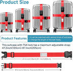 Travel Inspira TSA Lock Luggage Straps - Image 3
