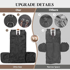 Canvas Garment Bags for Travel, Convertible Carry On Garment Duffel Bag for Men - Image 7