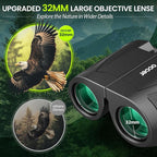 Occer 12x32 Compact Binoculars for Adults High Powered, Large Eyepiece - Image 2