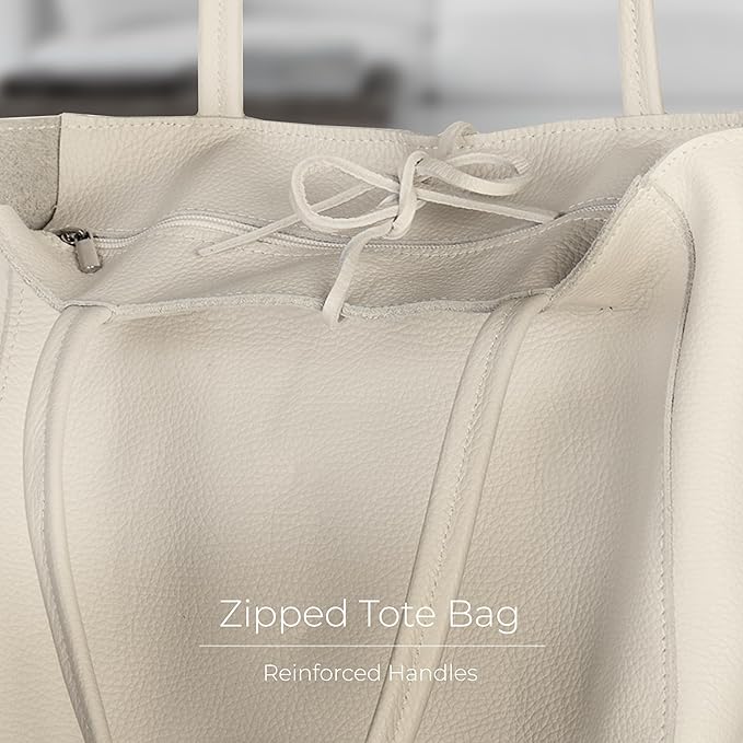 Italian Calf Leather Tote for Women - Image 3