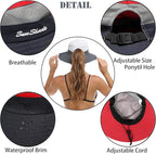 Womens Summer Sun Hat Beach Hat Wide Brim Outdoor UV Protection Hat Foldable - Image 3