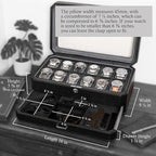 ROTHWELL 12 Slot Leather Watch Box - Image 2