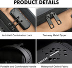 Sling Bag for Men Anti-theft USB Crossbody Shoulder Backpack Purse Waterproof - Image 4