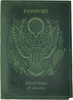 LEATHER VILLAGE Leather Passport Holder Cover – Travel Wallet by LeatherVillage