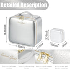 Makeup Travel Train Case with Mirror LED Light 3 Adjustable Brightness Large - Image 2