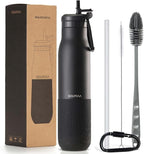 Insulated Stainless Steel Water Bottles by SOUMAA