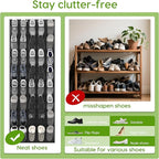 Unjumbly Over the Door Shoe Organizer - Image 6
