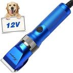 Dog Grooming Clippers, Professional 12V Heavy Duty Pet Clippers, Large Dog Shaver for Thick Coat,Plug-in Pet HairTrimmer with Guard Combs Brush for Dogs Cats