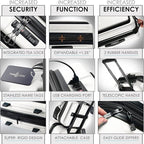 22 Inch Carry On Luggage 22x14x9 Airline Approved, Carry On Suitcase - Image 4