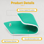 8 Pack Leather Luggage Travel Bag Tags by Travelambo - Image 4