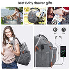 DERJUNSTAR Diaper Bag Backpack – Large Capacity Baby Diaper Bag - Image 6
