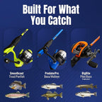 Reaction Tackle Fishing Rod and Reel Combo – 2-Piece IM6 Carbon Rods - Image 3