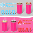 20 oz Tumbler with lid Double Wall Vacuum Insulated Tumblers Stainless Steel - Image 4