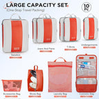 10 Set Compression Packing Cubes - Image 2
