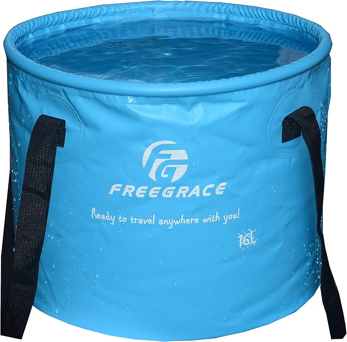 Premium Collapsible Bucket by Freegrace by Freegrace